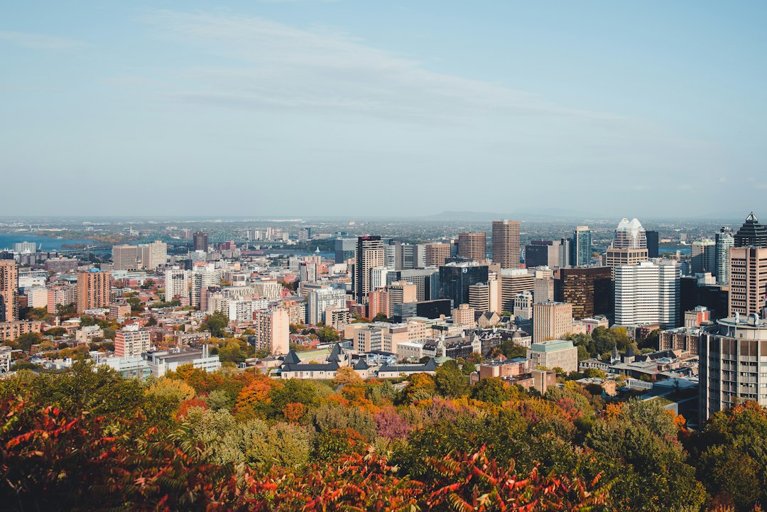Vue de Montréal, destination de stage au Canada
